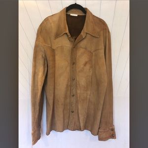 Men’s Custom 100% Italian Leather button up